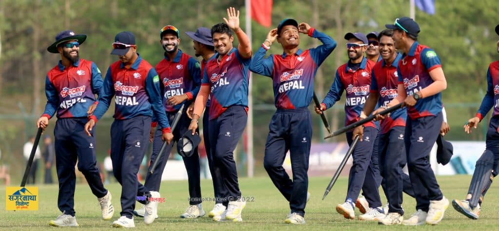 A cricket team in Nepal T20 League